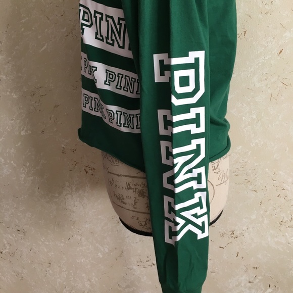 NWT Pink VS Crop Tee - Picture 7 of 8